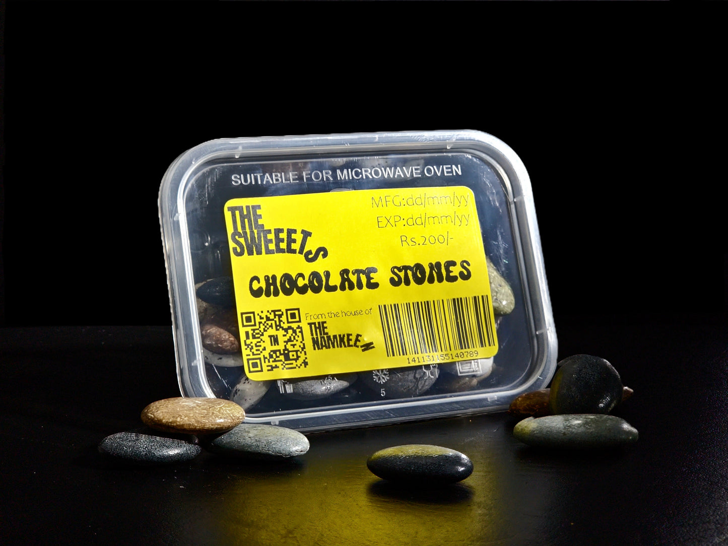 Chocolate stones